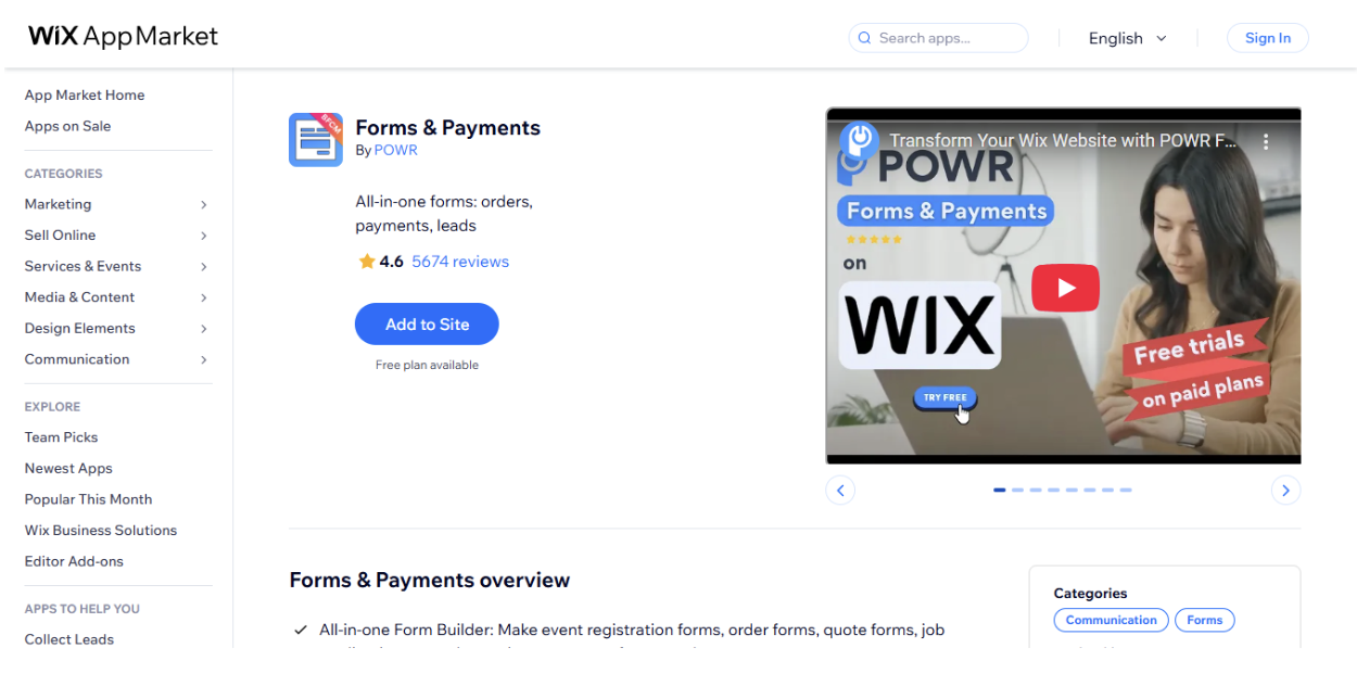  Forms & Payments 